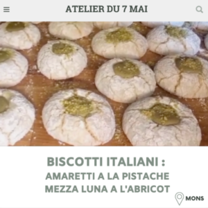 Atelier Cucina italiana: Biscotti Italinani par la team Romanina